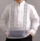  Boys' Barong White Corinthian Organza 100777 White 