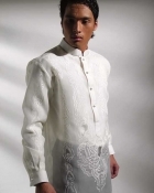  Men's Barong Cream Jusi fabric 100719 Cream 