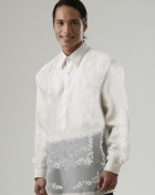  Men's Barong Cream Jusi Fabric 100202 Cream 
