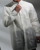  Men's Barong White Jusi fabric 100519 White 