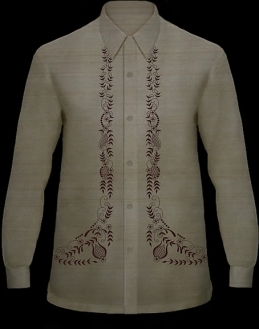  Men's Barong Pina-look Jusi fabric 100742 PinaLook 