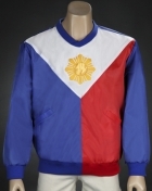 Men's Jacket red/blue/white Nylon 100710 Men's Jacket red/blue/white Nylon 100710