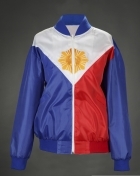 Women's Jacket red/blue/white Nylon 100716 Women's Jacket red/blue/white Nylon 100716